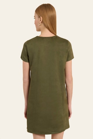 Vestido recto - Caqui