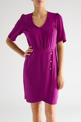 Vestido recto - Violeta