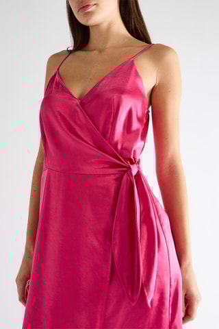 Vestido cruzado - Rosa