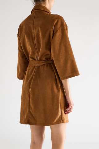 Vestido camisero - Camel