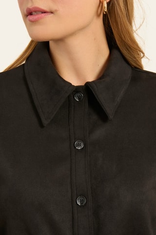 Vestido camisero - Negro