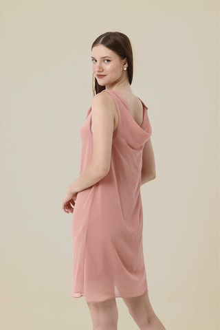 Vestido recto - Nude