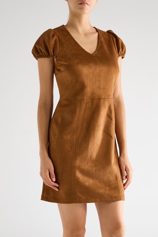 Vestido recto - Camel