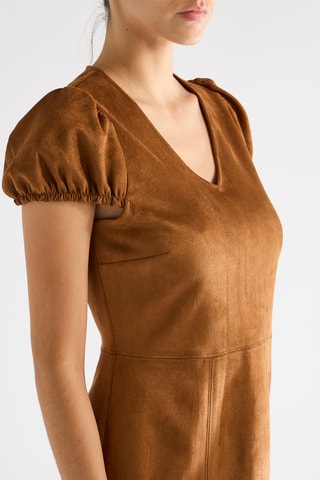 Vestido recto - Camel