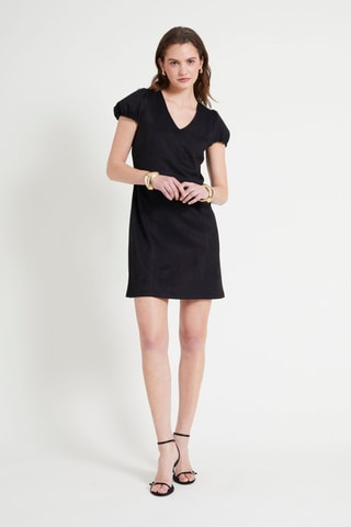 Vestido recto - Negro