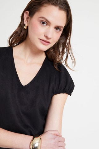 Vestido recto - Negro