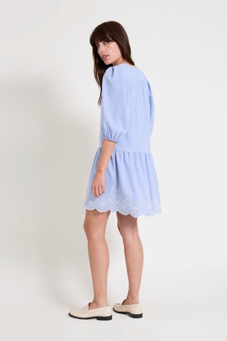 Vestido trapecio - Azul claro