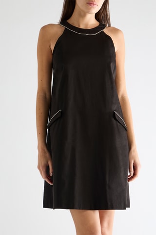 Vestido recto - Negro