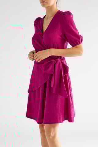 Vestido cruzado - Violeta