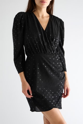 Vestido recto - Negro