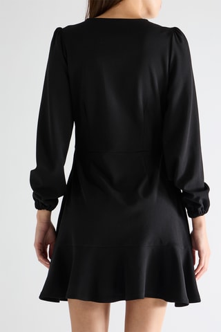 Vestido evasé - Negro