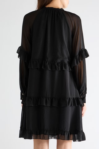 Vestido avolantado - Negro