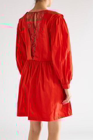 Vestido evasé - Naranja