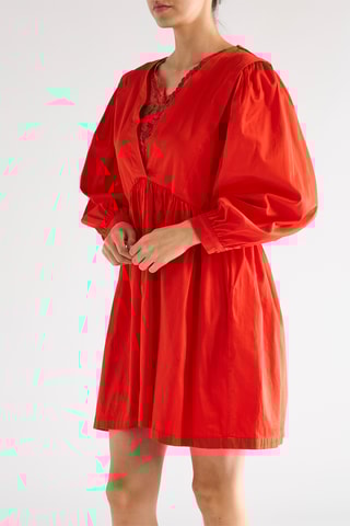 Vestido evasé - Naranja