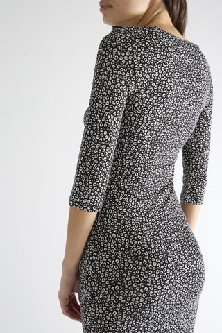 Vestido midi - Negro