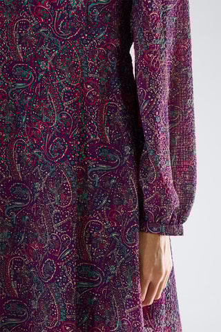 Vestido evasé - Violeta