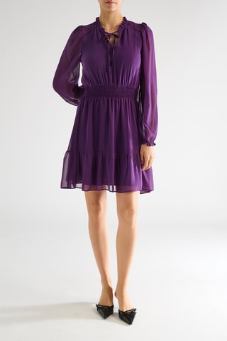 Vestido evasé - Violeta