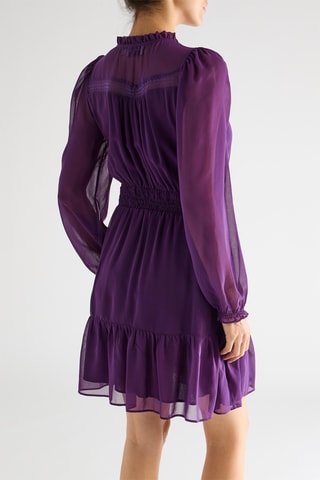 Vestido evasé - Violeta