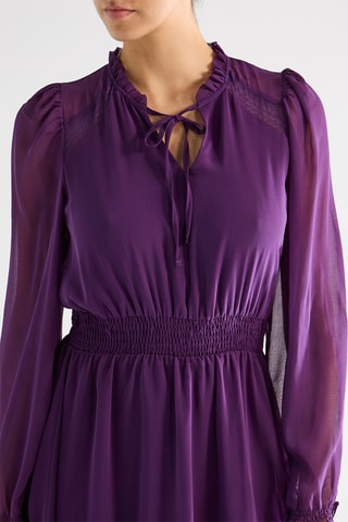 Vestido evasé - Violeta