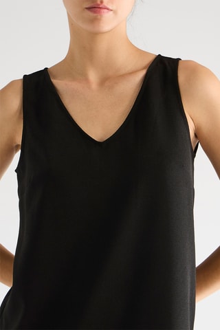 Vestido recto - Negro