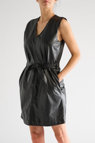 Vestido recto - Negro