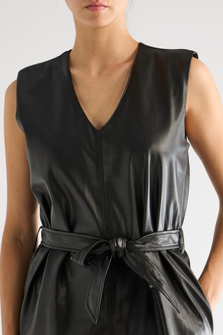 Vestido recto - Negro