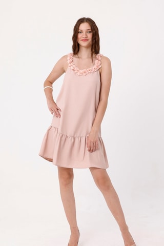 Vestido de talle bajo - Nude