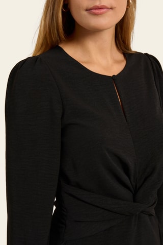 Vestido evasé - Negro