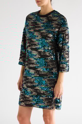 Vestido recto - Negro