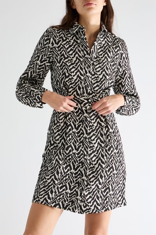 Vestido camisero - Negro