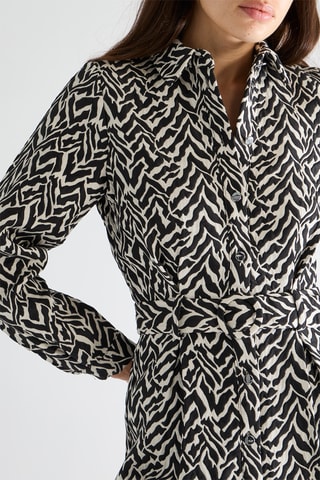 Vestido camisero - Negro