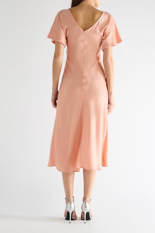 Vestido midi - Salmón