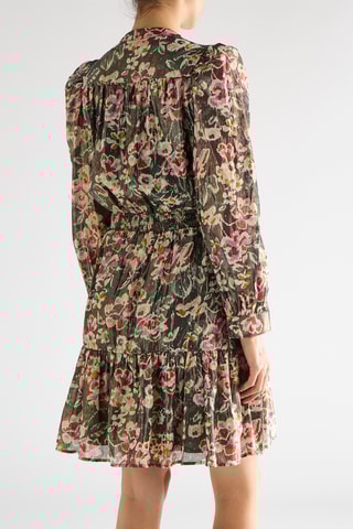 Vestido evasé - Verde oliva