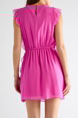 Vestido recto - Fucsia