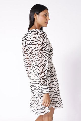 Vestido evasé - Crudo