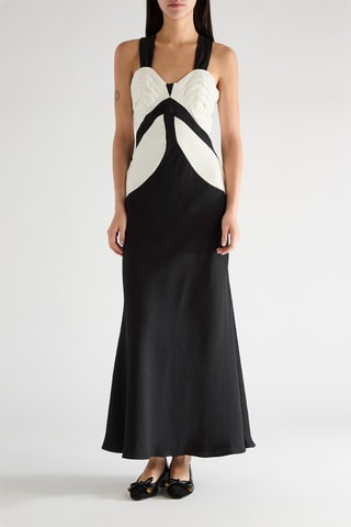 Vestido recto - Negro