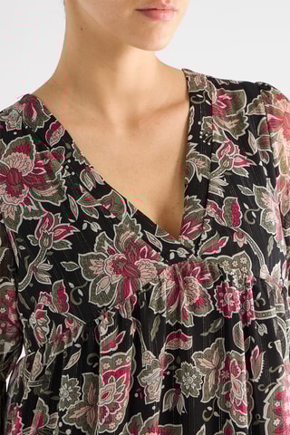 Vestido trapecio - Negro