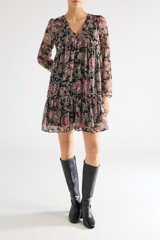 Vestido trapecio - Negro