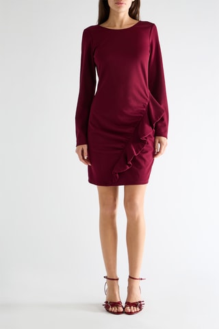 Vestido recto - Burdeos