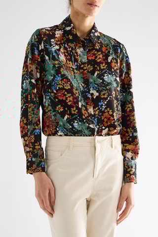 Camisa - Negro y verde