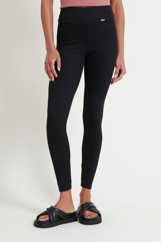 Leggings de tiro alto - Negro