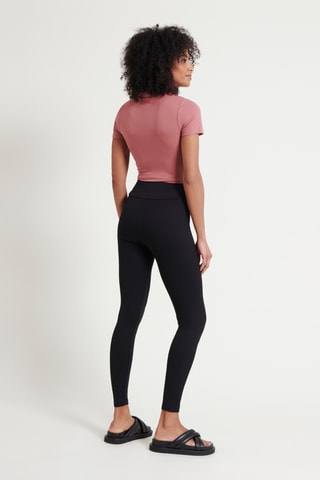 Leggings de tiro alto - Negro