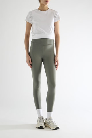 Leggings de tiro alto - Caqui