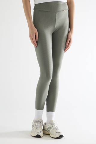 Leggings de tiro alto - Caqui
