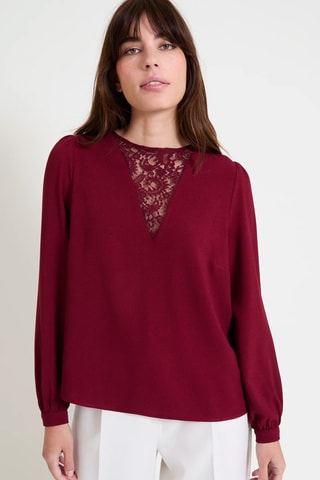 Blusa - Burdeos