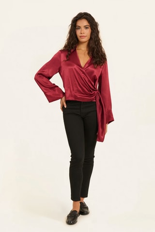 Blusa cruzada - Rojo