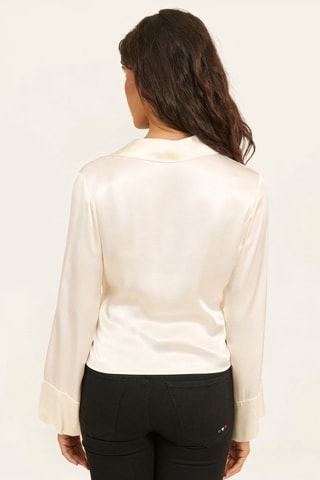 Blusa cruzada - Crudo