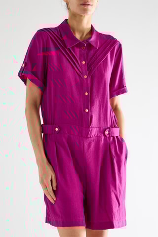 Vestido camisero - Violeta