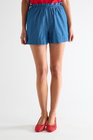 Short vaquero - Azul claro