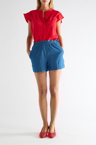 Short vaquero - Azul claro